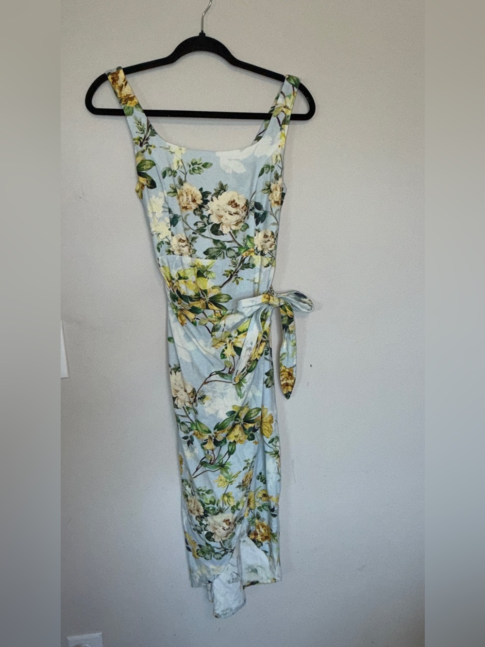 Vici Maisy Wrap Tie Midi Dress